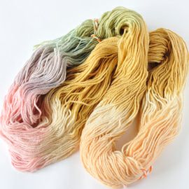 ヴォルマヌファクトゥアフィルゲス Woll-Manufaktur Filges 草木染め毛糸（シルク混 段染め） パステルカラー