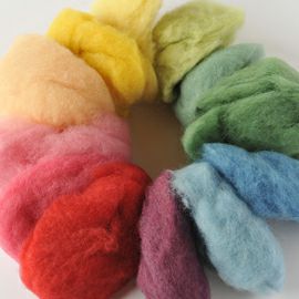 ヴォルマヌファクトゥアフィルゲス Woll-Manufaktur Filges 草木染め羊毛セット 100g