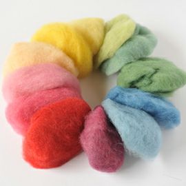 ヴォルマヌファクトゥアフィルゲス Woll-Manufaktur Filges 草木染め羊毛セット 50g