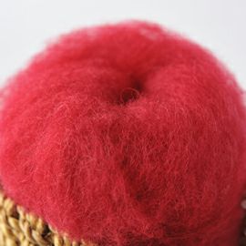 ヴォルマヌファクトゥアフィルゲス Woll-Manufaktur Filges 草木染め羊毛 メルヘンウール単色 14赤