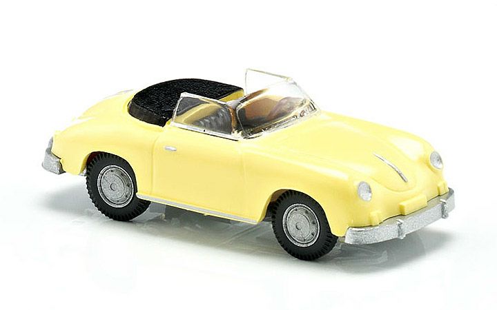 ヴィーキング Wiking 016040 1/87 ポルシェ 356 cabriolet yellow