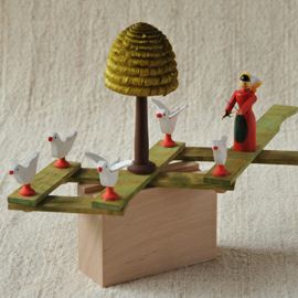 ヴォルフガングヴェルナー Wolfgang Werner がちょうを追う女の子