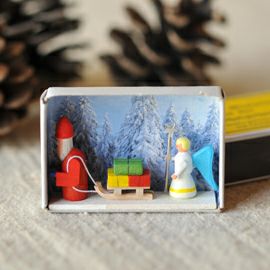 【xmas限定販売】 マッチ箱 サンタとクリストキント