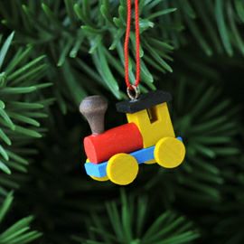 【xmas限定販売】《クリスマスオーナメント》 クリスティアンウルブリヒト Christian Ulbricht 赤い汽車(小)