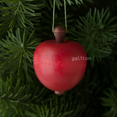 【xmas限定販売】《クリスマスオーナメント》 クリスティアンウルブリヒト Christian Ulbricht 赤りんご(大)