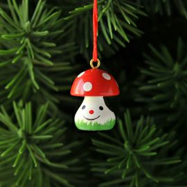 【xmas限定販売】《クリスマスオーナメント》 クリスティアンウルブリヒト Christian Ulbricht きのこ 顔つき