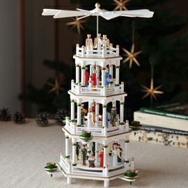 【xmas限定販売】 クリスマスピラミッド4段 聖誕 白