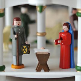 【xmas限定販売】 クリスマスピラミッド4段 聖誕 白