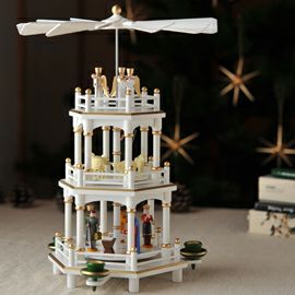 【xmas限定販売】 クリスマスピラミッド3段 聖誕 白
