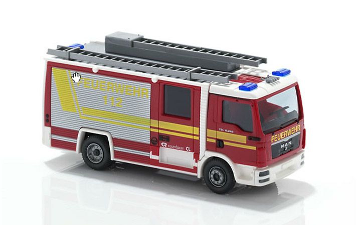 ヴィーキング Wiking 061403 1/87 Fire service LF 10/6 CL MAN TGL - Rosenbauer