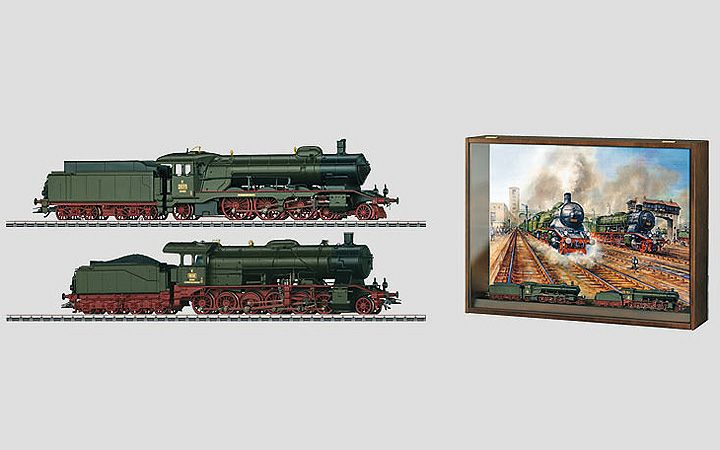 maerklin/メルクリン 31021 シュトゥットガルト駅 蒸気機関車セット K.W.St.E. Reihe C + Reihe K