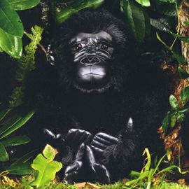 ケーセン Koesen ぬいぐるみ ゴリラの母 GORILLA, MOTHER
