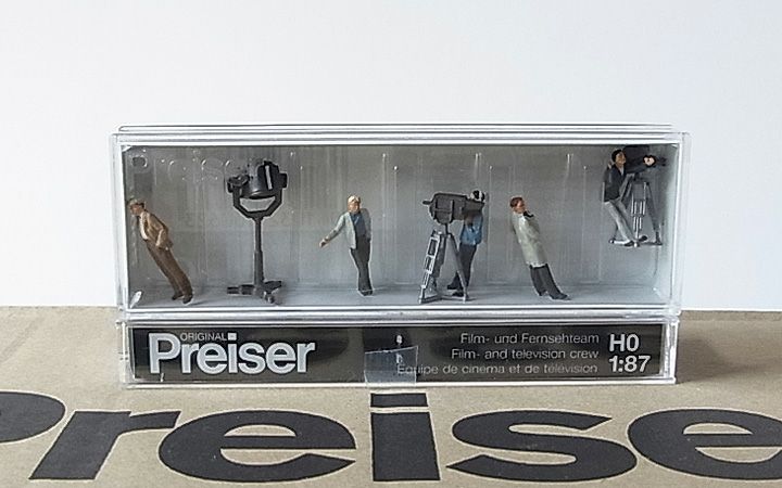 Preiser/プライザー 10062 HO 1/87 撮影クルー