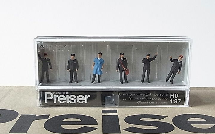 Preiser/プライザー 10087 HO 1/87 鉄道員 スイス