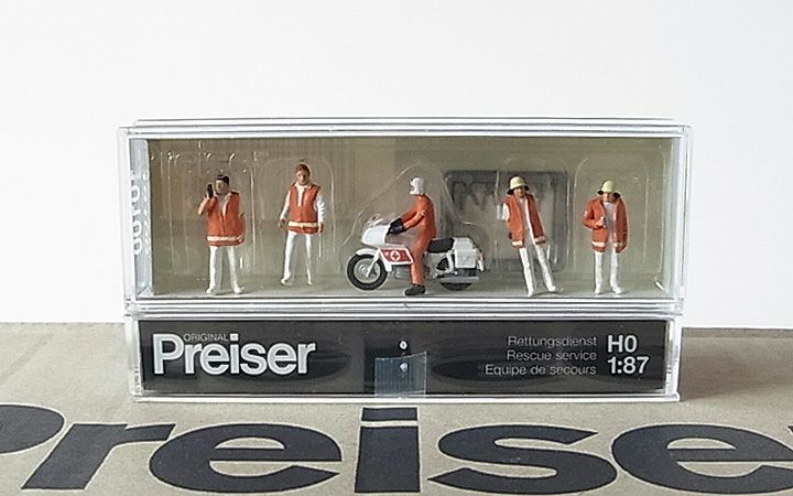 Preiser/プライザー 10100 HO 1/87 レスキューサービス