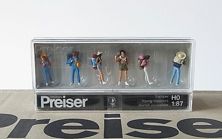 Preiser/プライザー 10296 HO 1/87 バックパッカー