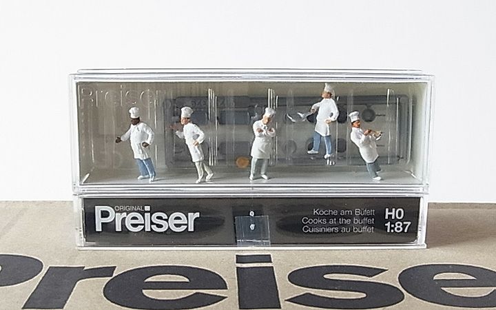 Preiser/プライザー 10330 HO 1/87 ビュッフェの料理人