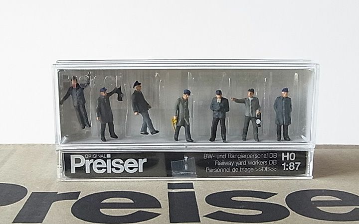Preiser/プライザー 10409 HO 1/87 ヤード作業員 DB