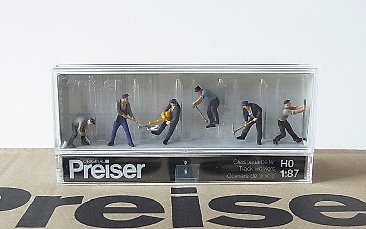 Preiser/プライザー 10418 HO 1/87 保線作業員