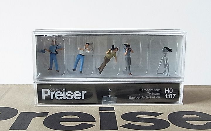 Preiser/プライザー 10421 HO 1/87 TV撮影クルー