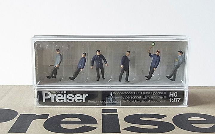 Preiser/プライザー 10584 HO 1/87 鉄道員 DB epochⅢ