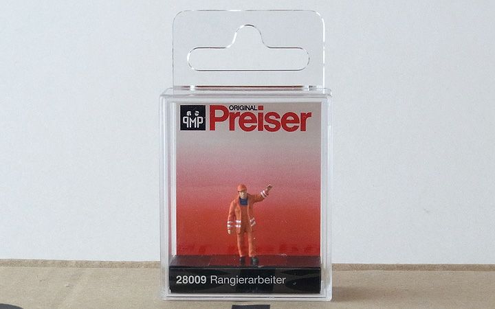 Preiser/プライザー 28009 HO 1/87 操車員