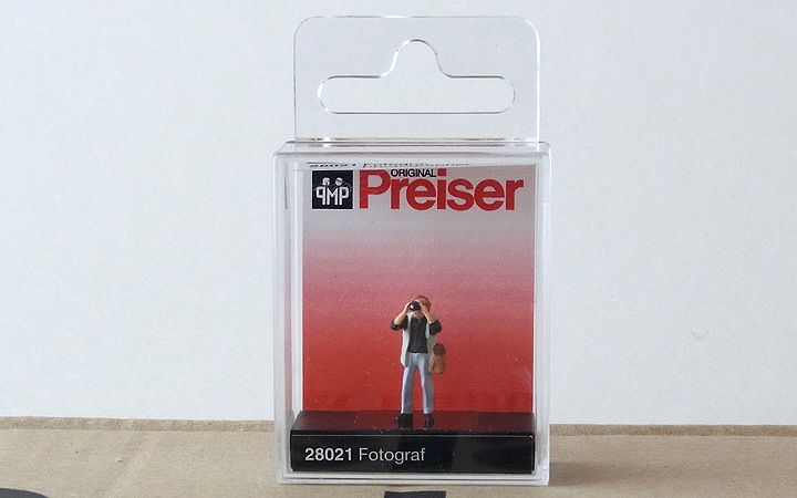 Preiser/プライザー 28021 HO 1/87 カメラマン