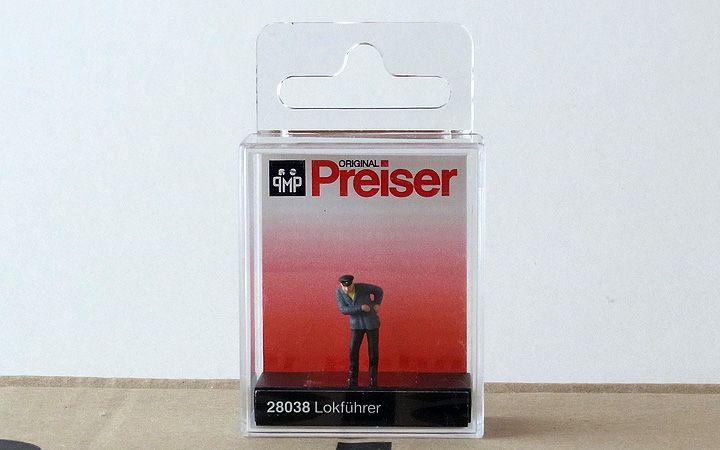 Preiser/プライザー 28038 HO 1/87 機関士