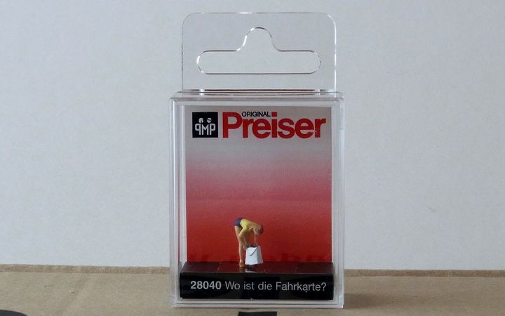 Preiser/プライザー 28040 HO 1/87 切符はどこ？