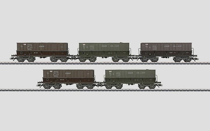 maerklin/メルクリン 48434 鉱石運搬貨車5両セット SGW SNCF Fad