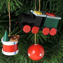 【xmas限定販売】《クリスマスオーナメント》 おもちゃ6個セット