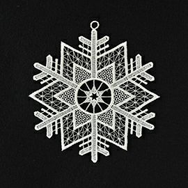 【xmas限定販売】 フェンスターレース クリスタル（小）シルバー