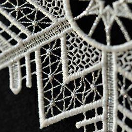 【xmas限定販売】 フェンスターレース クリスタル（小）シルバー