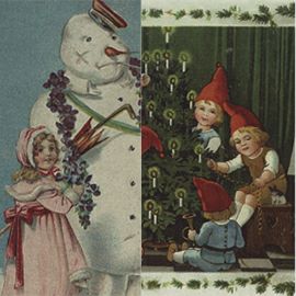 【xmas限定販売】 クリスマスポストカード4枚組B