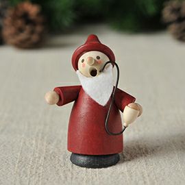 ミニ煙出し人形 小人 赤