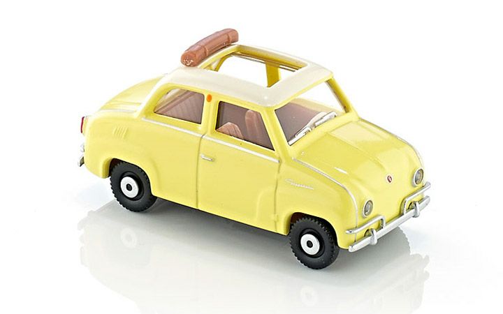 ヴィーキング Wiking 018448 グラース ゴッゴモビル with folding roof yellow