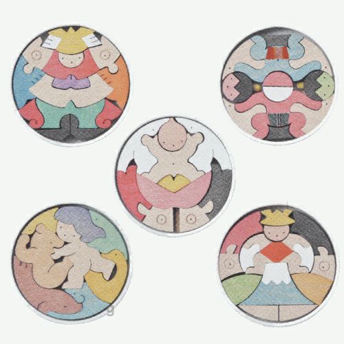 小黒三郎 里山円武者五段飾り 普通垂幕 緑