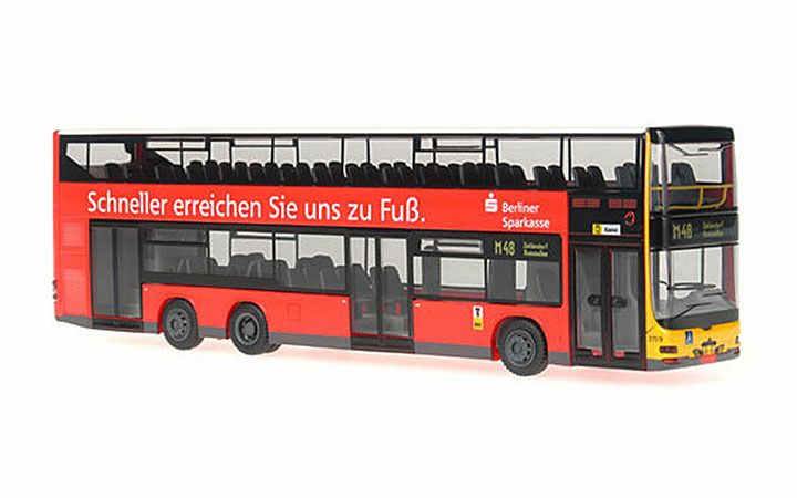 RIETZE AUTOMODELLE/リーツェ 67315 MAN Lion's City DL 05 Sparkasse Berlin