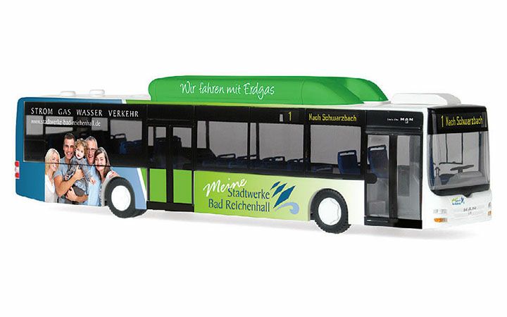 RIETZE AUTOMODELLE/リーツェ 67427 MAN Lion's City CNG Stadtwerke Bad Reichenhall