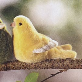 ケーセン Koesen ぬいぐるみ カナリア 黄