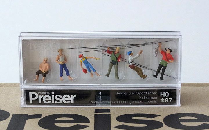 Preiser/プライザー 10077 HO 1/87 釣り人