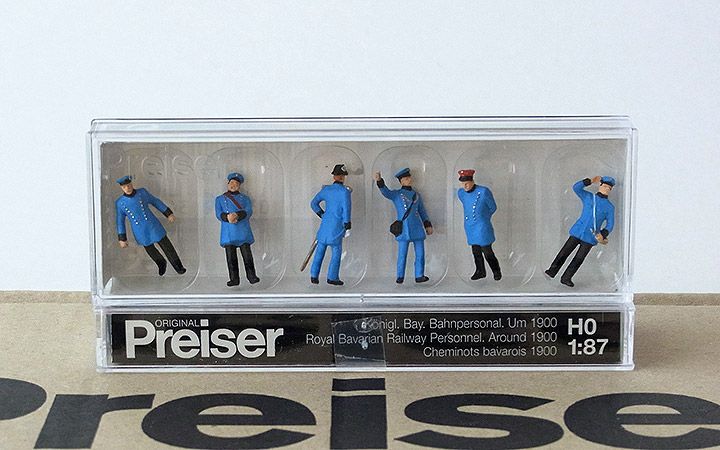 Preiser/プライザー 12134 HO 1/87 1900年頃バイエルン王国鉄道の鉄道員