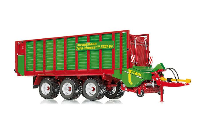 ヴィーキング Wiking 077336 Strautmann Tera-Vitesse w. forage trailer
