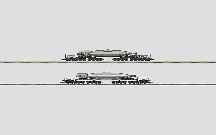 maerklin/メルクリン 86202 Torpedo Ladle 輸送貨車2両セット Zゲージ