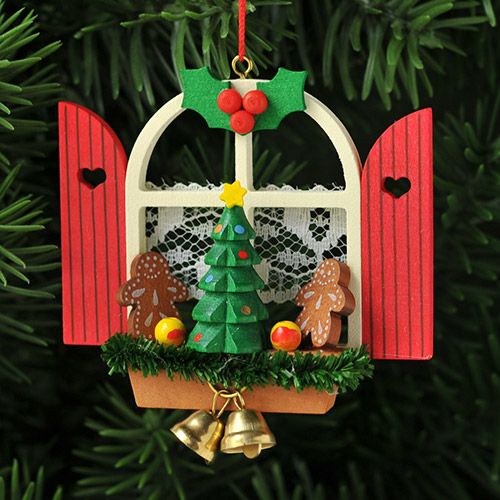 【xmas限定販売】《クリスマスオーナメント》 クリスティアンウルブリヒト Christian Ulbricht クリスマスの窓 レープクーヘン