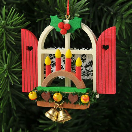【xmas限定販売2022】《クリスマスオーナメント》 クリスティアン ウルブリヒト Christian Ulbricht クリスマスの窓 ろうそく