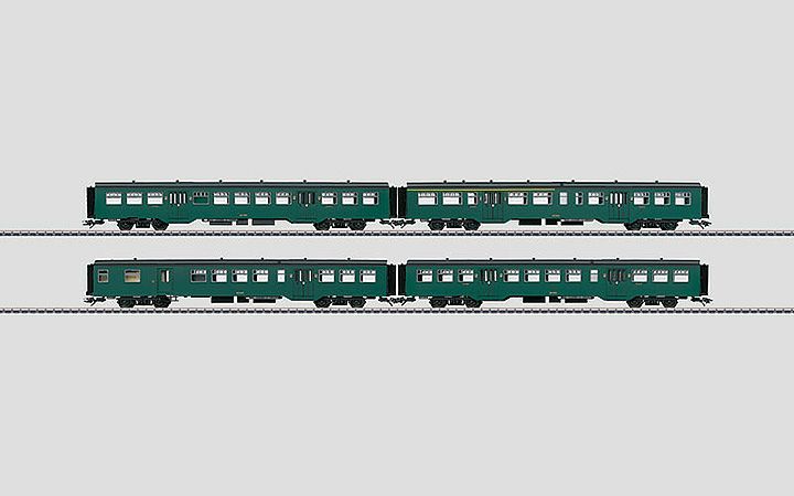 maerklin/メルクリン 43544 通勤客車4両セット SNCB/NMBS Serie M2