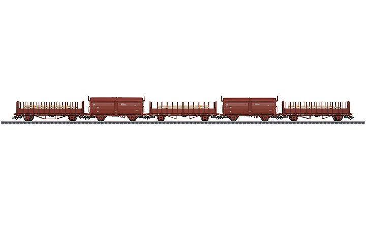 maerklin/メルクリン 47733 貨車5両セット SJ
