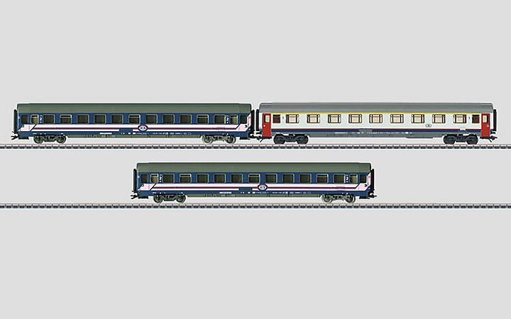 maerklin/メルクリン 42742 Eurofima 急行客車3両セット SNCB