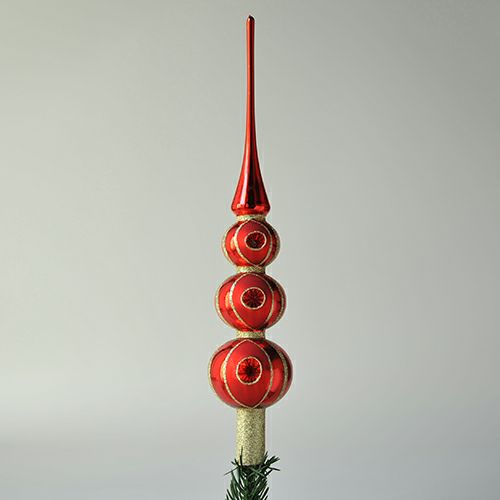 【xmas限定販売】 グラスツリートップ 赤 0267R